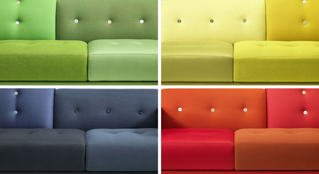 Farben - Stoffe - Forschung - die Welt von Hella Jongerius - Polder Sofa Farben